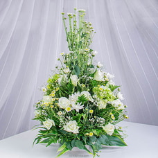 Heavenly Rest Floral Spray Funeral Flower Arrangement Buy Flower Republic Online for flowers