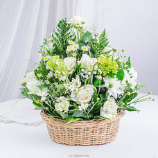 Serene Sympathy Funeral Floral Arrangement Buy Flower Republic Online for flowers