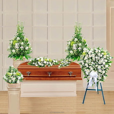 All In One Casket Wreath Funeral Flower Combination Buy Flower Republic Online for flowers
