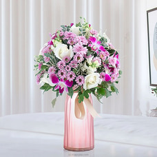 Purple Haze Harmony Vase Buy Flower Delivery Online for specialGifts