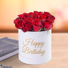 Scarlet Vase Of Love Birthday Vase With 20 Red Rosses Buy Flower Delivery Online for specialGifts