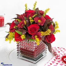 Passionate Rose Radiance Vase Buy valentine Online for specialGifts