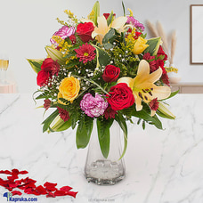 Rose-Gold Symphony Arrangement Buy Flower Delivery Online for specialGifts