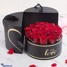 Mystery Of Love Arrangement With 20 Red Roses Buy Flower Republic Online for flowers