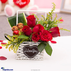 Gleaming Love Arrangement Buy Flower Delivery Online for specialGifts