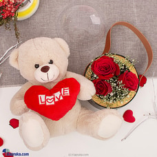 Teddy`s Globe Of Romance Buy Flower Delivery Online for specialGifts