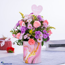 Pretty In Pink Rose Vase With 12 Pink Roses Buy Flower Delivery Online for specialGifts
