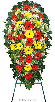 Funeral Wreath - D with Stand Buy Flower Delivery Online for specialGifts