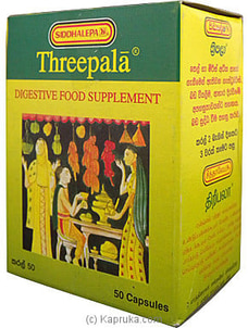 Siddhalepa - Threepala Pkt - ( 60 Capsules ) 12.5g at Kapruka Online