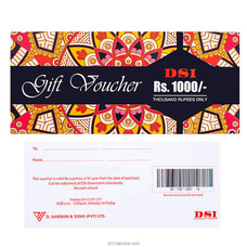 RS.1000 DSI Gift Voucher at Kapruka Online