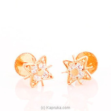 Arthur 22 Kt Gold Earring With Zercones Buy new year Online for specialGifts