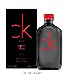 CK - One Red For Him - 100ml Buy CALVIN KLEIN Online for specialGifts