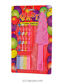 Birthday Candles And Spatula Set Buy candles Online for specialGifts