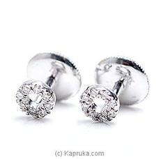 18k White Gold Earring Set (FE 058) By Alankara at Kapruka Online for specialGifts