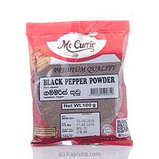 Mc Currie Black Pepper Powder 100g Buy Mc Currie Online for specialGifts