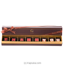 `Thank You` 8 Piece Chocolate Box(GMC) Buy GMC Online for specialGifts