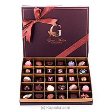 `Miss You` 30 Piece Chocolate Box(GMC) Buy GMC Online for specialGifts