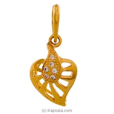Arthur 22kt Gold Pendant With Zercones  Online for specialGifts