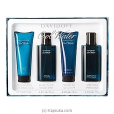 Davidoff Cool Water For Him - 4 Piece Gift Set By DAVIDOFF at Kapruka Online for specialGifts
