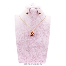 Colorful Crystal Stones Necklace With Earing Buy Stone N String Online for specialGifts