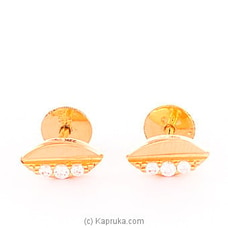 Vogue 22K Gold  Ear Stud Set With 6(c/z) Rounds Buy VOGUE Online for specialGifts