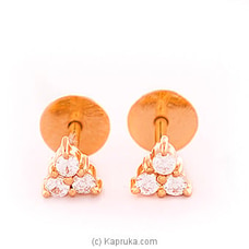 Vogue 22K Gold  Ear Stud Set With 6(c/z) Rounds Buy VOGUE Online for specialGifts