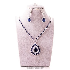 Cubic Zirconia Necklace & Earring Buy Stone N String Online for specialGifts