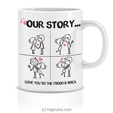 `Our Love Story` Mug Buy HABITAT ACCENT Online for specialGifts