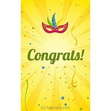 Congratulations Greeting Card at Kapruka Online