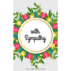 Sympathy Cards at Kapruka Online