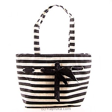 Summer Time Black Stripe Bag Buy Fashion | Handbags | Shoes | Wallets and More at Kapruka Online for specialGifts