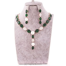Green Crystal Jewelry Set Buy Swarovski Online for specialGifts