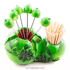 Watermelon Forks Set And Toothpick Holder at Kapruka Online
