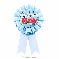 Birthday Boy Blue Award Ribbon Buy party Online for specialGifts