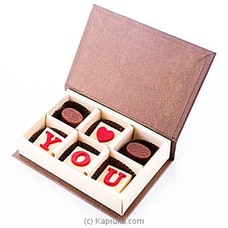 ` Love You` 6 Piece Chocolate Box(Java ) Buy Java Online for specialGifts