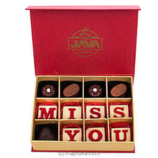 ` Miss You` 12 Piece Chocolate Box(Java) Buy Java Online for specialGifts