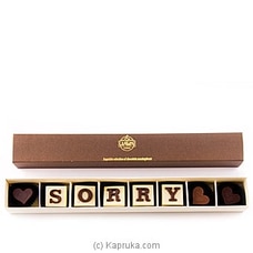 `Sorry` 8 Piece Chocolate Box(Java ) Buy Java Online for specialGifts