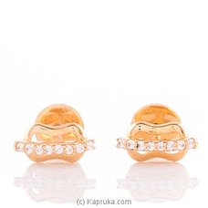 Vogue 22K Gold Ear Stud Set With 16(c/z) Rounds Buy VOGUE Online for specialGifts