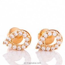Vogue 22K Gold Ear Stud Set With 24 (c/z) Rounds Buy VOGUE Online for specialGifts