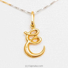 22kt Gold Letter Pendant (P108)  Buy Jewellery Online for specialGifts