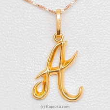Mallika Hemachandra 22kt Gold Letter Pendant (P104)  Buy Jewellery Online for specialGifts