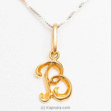 Mallika Hemachandra 22kt Gold Letter Pendant (P105)  Buy Jewellery Online for specialGifts