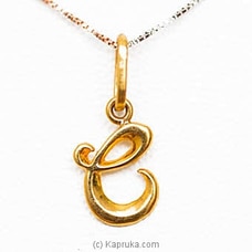 Mallika Hemachandra 22kt Gold Letter Pendant (P106)  Buy Jewellery Online for specialGifts