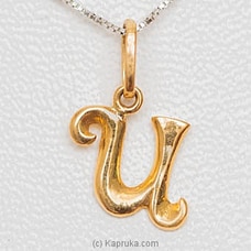 Mallika Hemachandra 22kt Gold Letter Pendant (P124)  Buy Jewellery Online for specialGifts