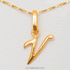 Mallika Hemachandra 22kt Gold Letter Pendant (P125)  Buy Jewellery Online for specialGifts
