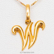 Mallika Hemachandra 22kt Gold Letter Pendant (P126)  Buy Jewellery Online for specialGifts
