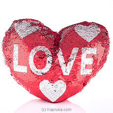 Fall In Love Glittery Pillow Buy Huggables Online for specialGifts