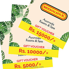 Siddahalepa Ayurveda Resorts And Spas Gift Voucher- at Kapruka Online