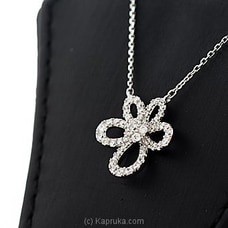 Stone Flower Pendant With Necklace Buy Swarovski Online for specialGifts