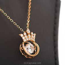 Crown Crystal Pendant With Necklace Buy Swarovski Online for specialGifts